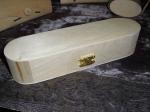 Horncombs Storage Box Model 1 Whitewood Striped or Plain Longbox
(SKU: 9111-HCCB-longbox)